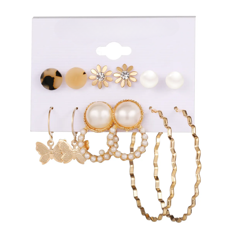Ohrring Set 6 Paare