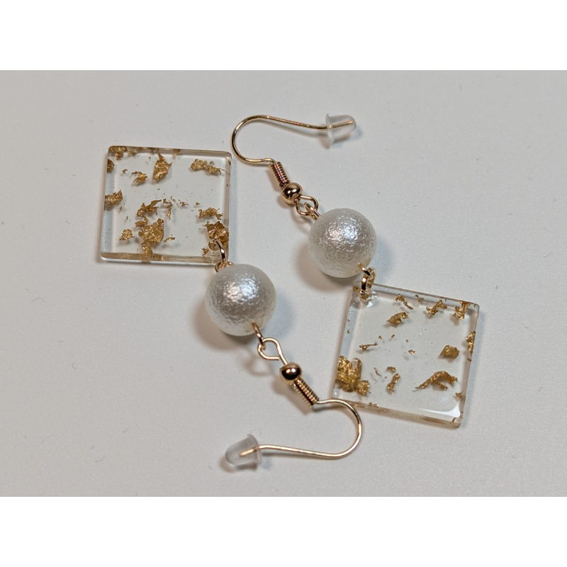 Retro-Diamant Ohrringe