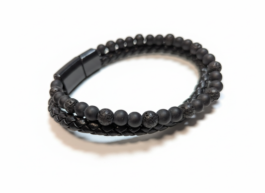 Armband aus Vulkangestein