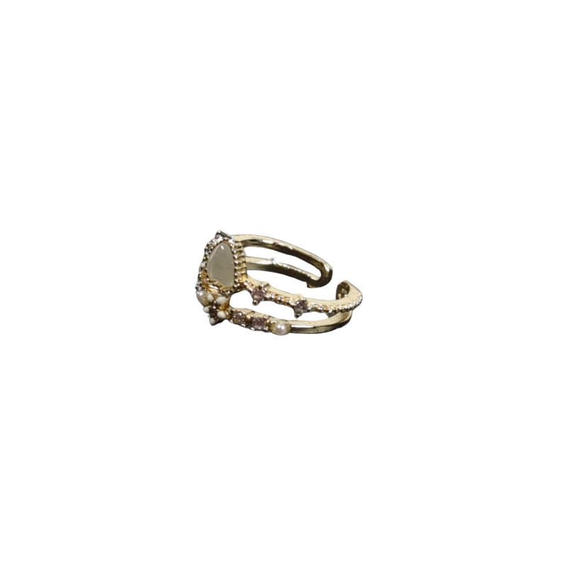 Doppellagiger Opalring