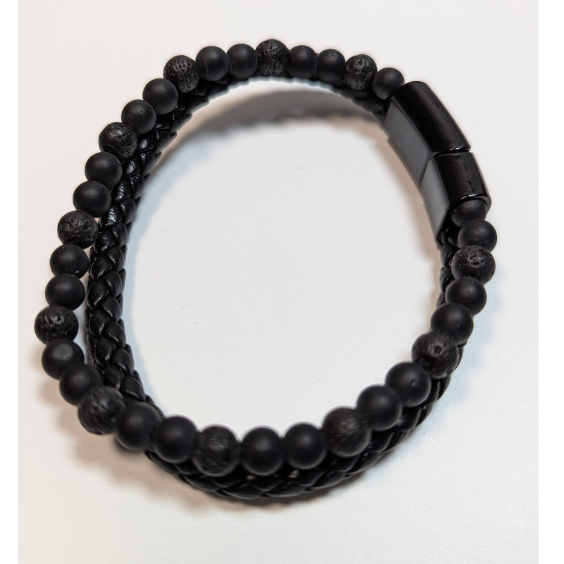 Armband aus Vulkangestein