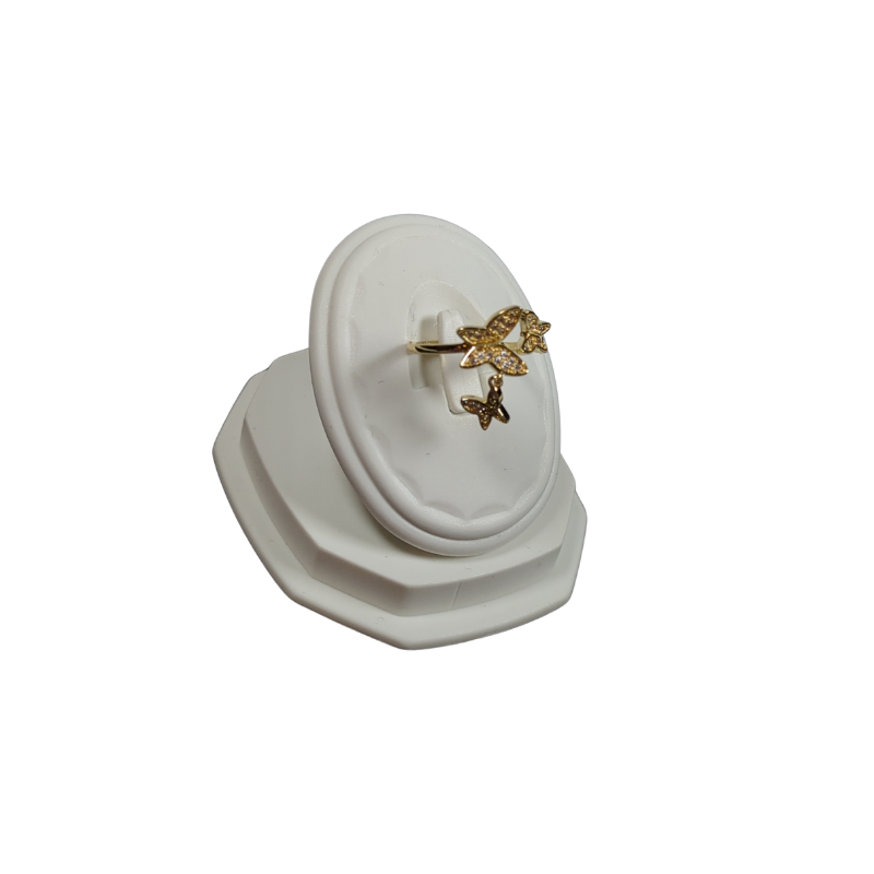 Offener Ring mit drei Schmetterlingen
