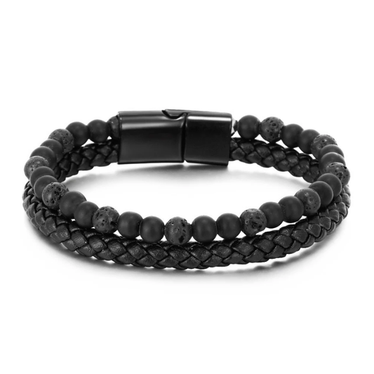 Armband aus Vulkangestein