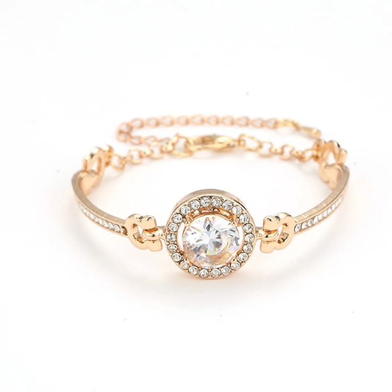 Glamouröses rundes Damenarmband