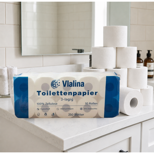 Premium Toilettenpapier Großpackung Weich