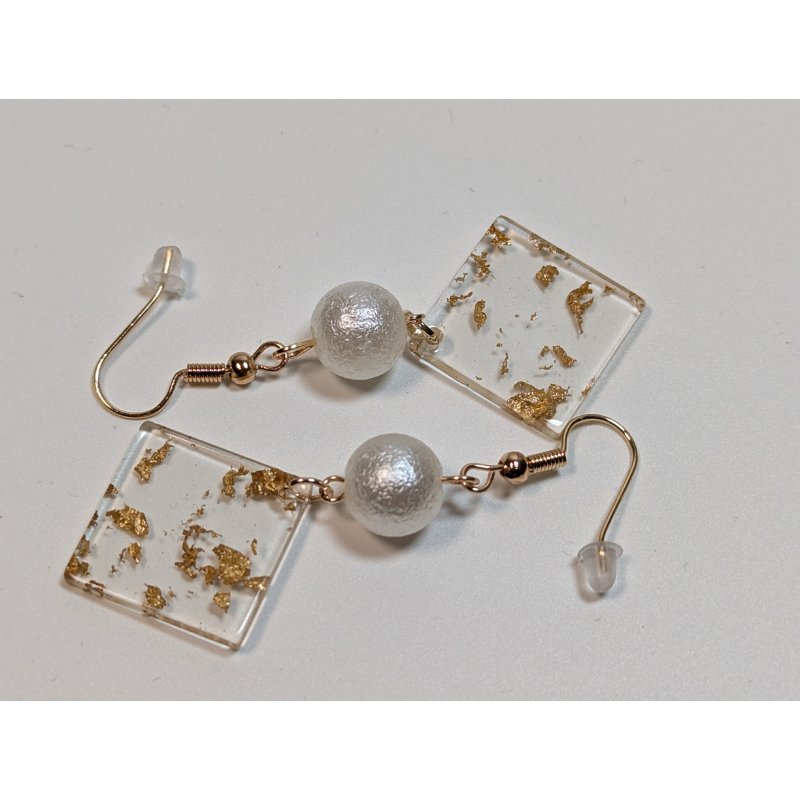 Retro-Diamant Ohrringe