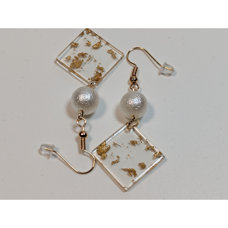 Retro-Diamant Ohrringe