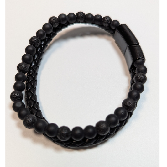 Armband aus Vulkangestein