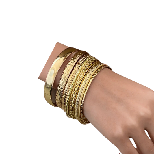 Goldener Armbandset 02