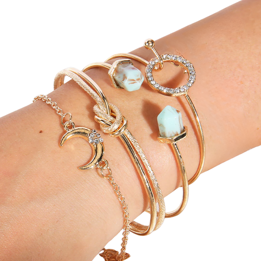 Goldener Armbandset 04