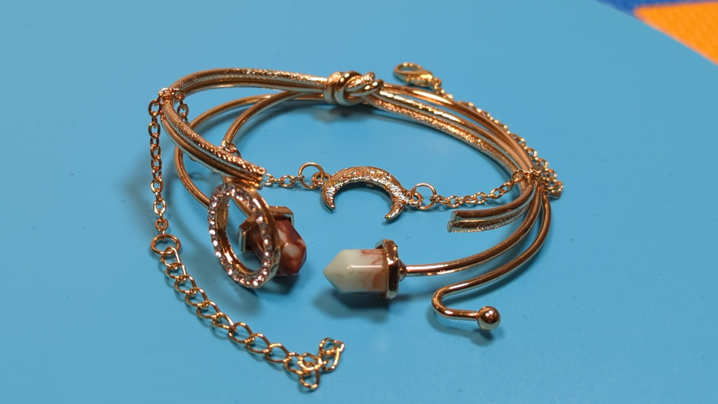 Goldener Armbandset 04