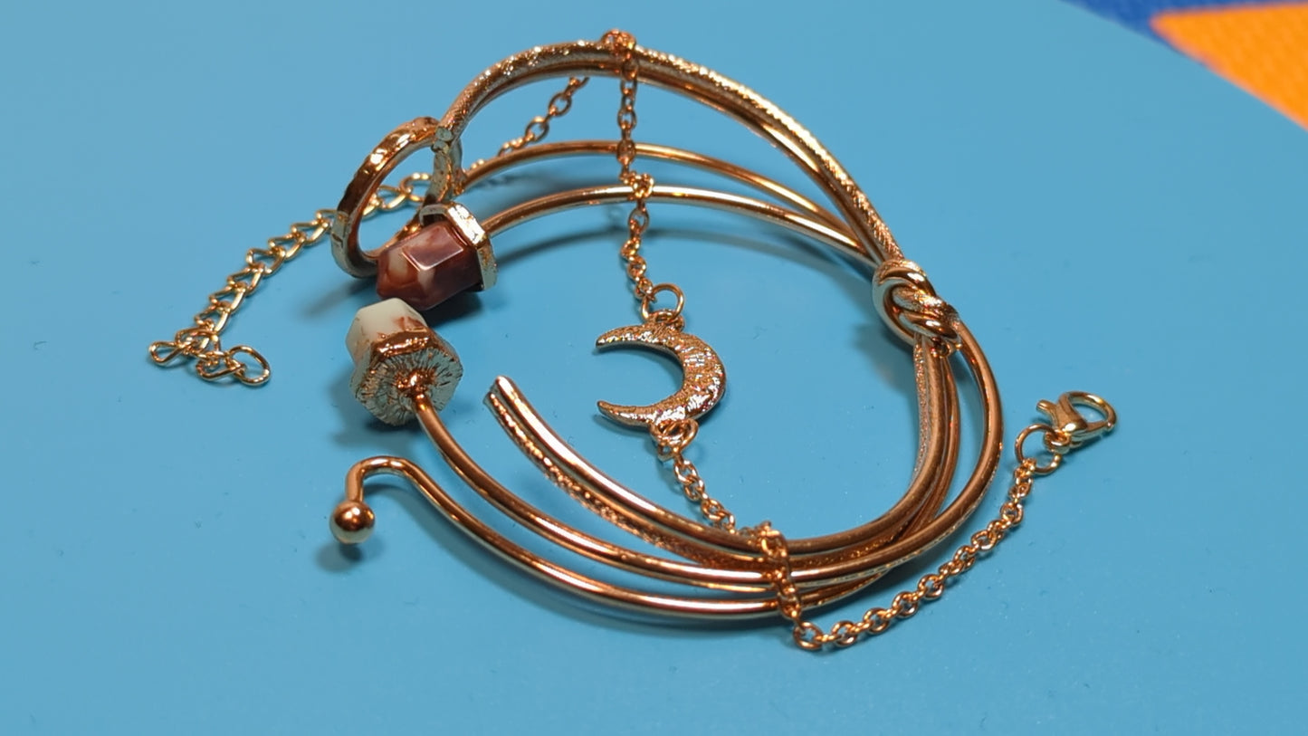 Goldener Armbandset 04