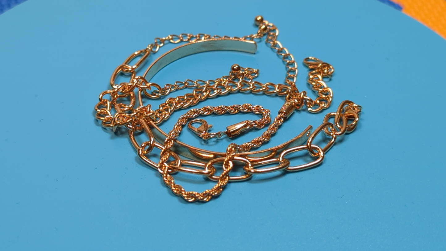 Goldener Armbandset 03
