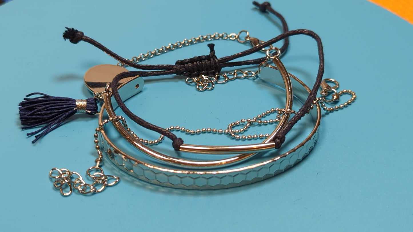 Edelstahl Armbandset