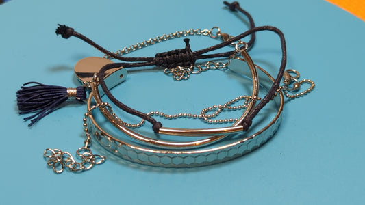 Edelstahl Armbandset