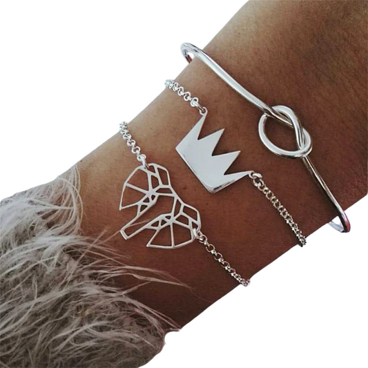 Edelstahl Armbandsatz
