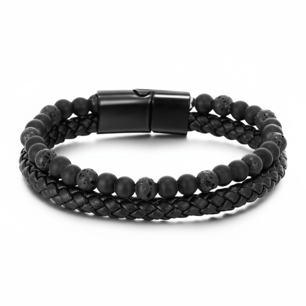 Armband aus Vulkangestein